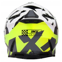 KASK IMX FMX-02 BLACK/WHITE/FLO YELLOW/GREY GLOSS GRAPHIC