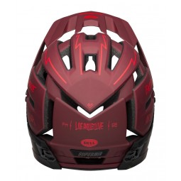 Kask full face BELL SUPER AIR R MIPS SPHERICAL matte red black fasthouse roz. S (52-56 cm) (NEW)