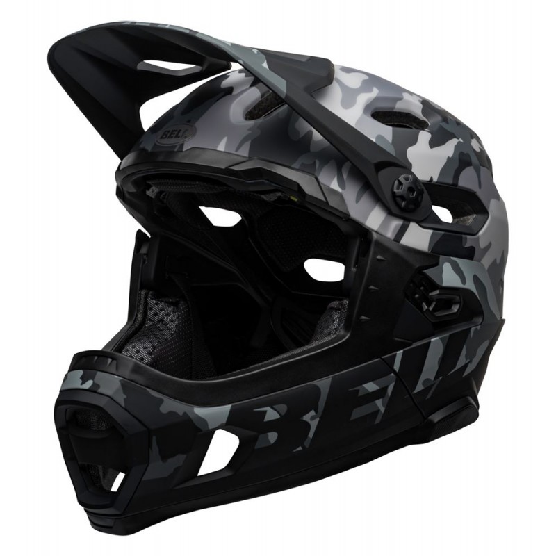 Kask full face BELL SUPER DH MIPS SPHERICAL matte gloss black camo (NEW)