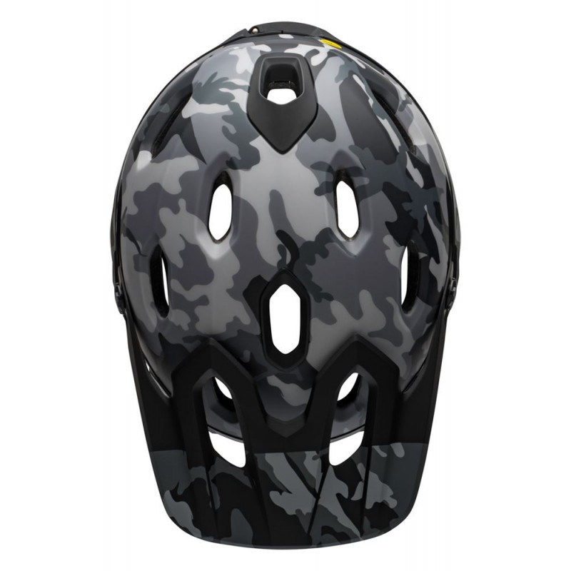 Kask full face BELL SUPER DH MIPS SPHERICAL matte gloss black camo (NEW)