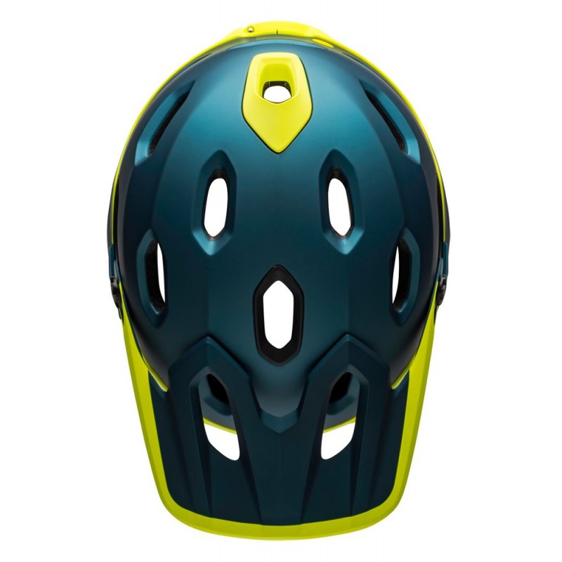 Kask full face BELL SUPER DH MIPS SPHERICAL matte gloss blue hi-viz (NEW)