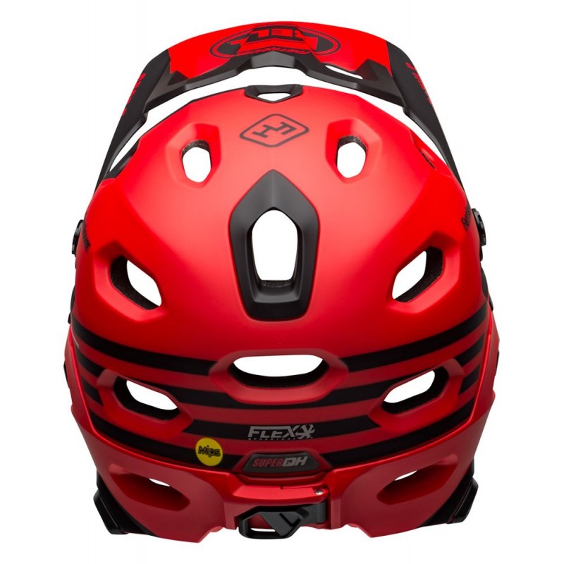Kask full face BELL SUPER DH MIPS SPHERICAL fasthouse matte gloss red black (NEW)