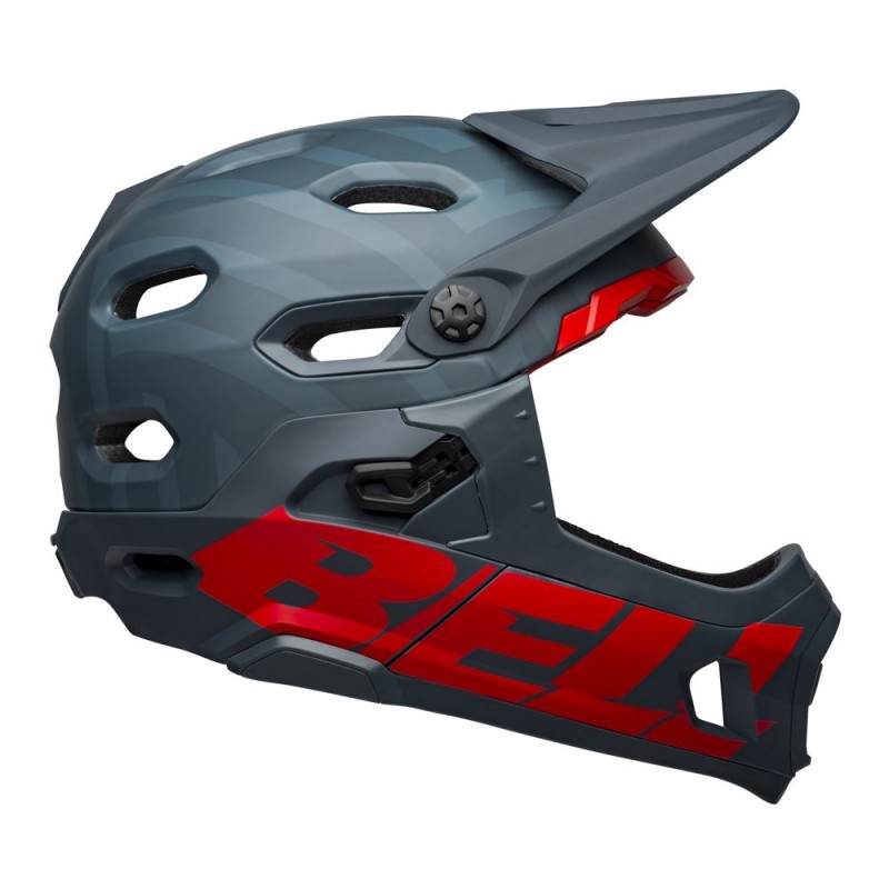 Kask full face BELL SUPER DH MIPS SPHERICAL matte blue crimson (NEW)