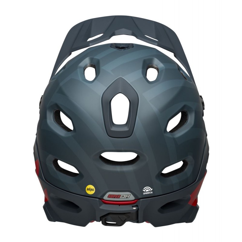 Kask full face BELL SUPER DH MIPS SPHERICAL matte blue crimson (NEW)