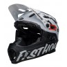 Kask full face BELL SUPER DH MIPS SPHERICAL fasthouse matte gloss black white (NEW)