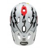 Kask full face BELL SUPER DH MIPS SPHERICAL fasthouse matte gloss black white (NEW)