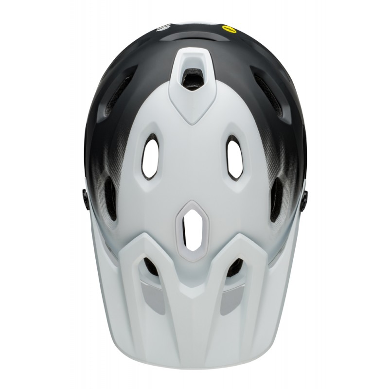 Kask full face BELL SUPER DH MIPS SPHERICAL matte black white (NEW)