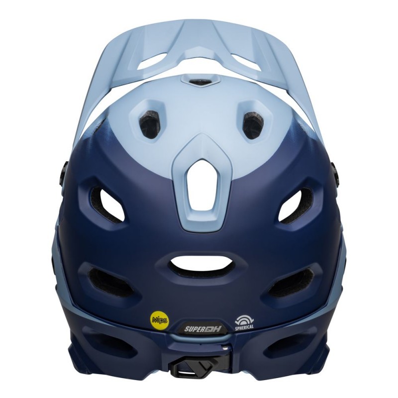 Kask full face BELL SUPER DH MIPS SPHERICAL matte light blue navy (NEW)