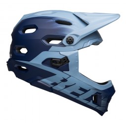 Kask full face BELL SUPER DH MIPS SPHERICAL matte light blue navy (NEW)