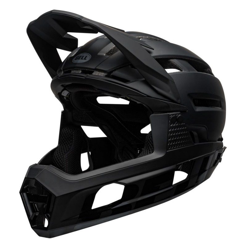 Kask full face BELL SUPER AIR R MIPS SPHERICAL matte gloss black (NEW)