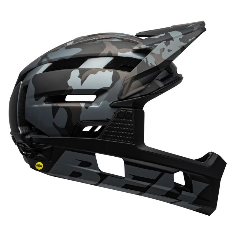 Kask full face BELL SUPER AIR R MIPS SPHERICAL matte gloss black camo (NEW)