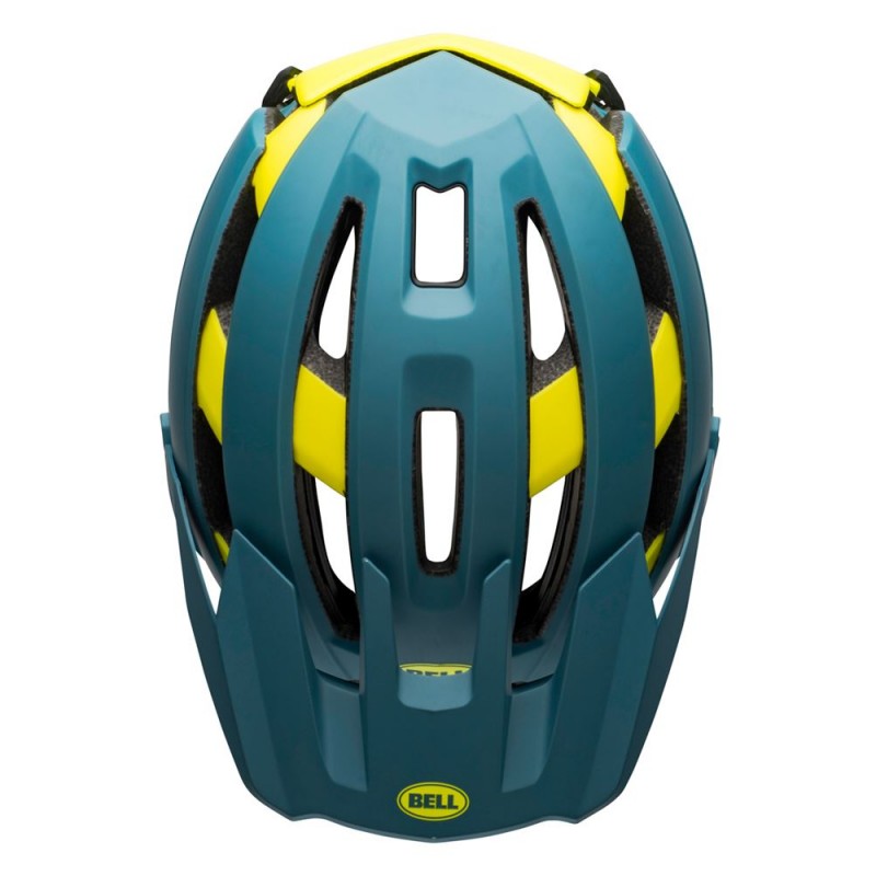 Kask full face BELL SUPER AIR R MIPS SPHERICAL matte gloss blue hi-viz (DWZ)