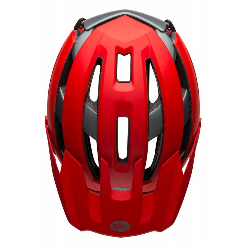 Kask full face BELL SUPER AIR R MIPS SPHERICAL matte gloss red gray (NEW)