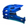 Kask full face BELL SUPER 3R MIPS matte blue bright blue (NEW)