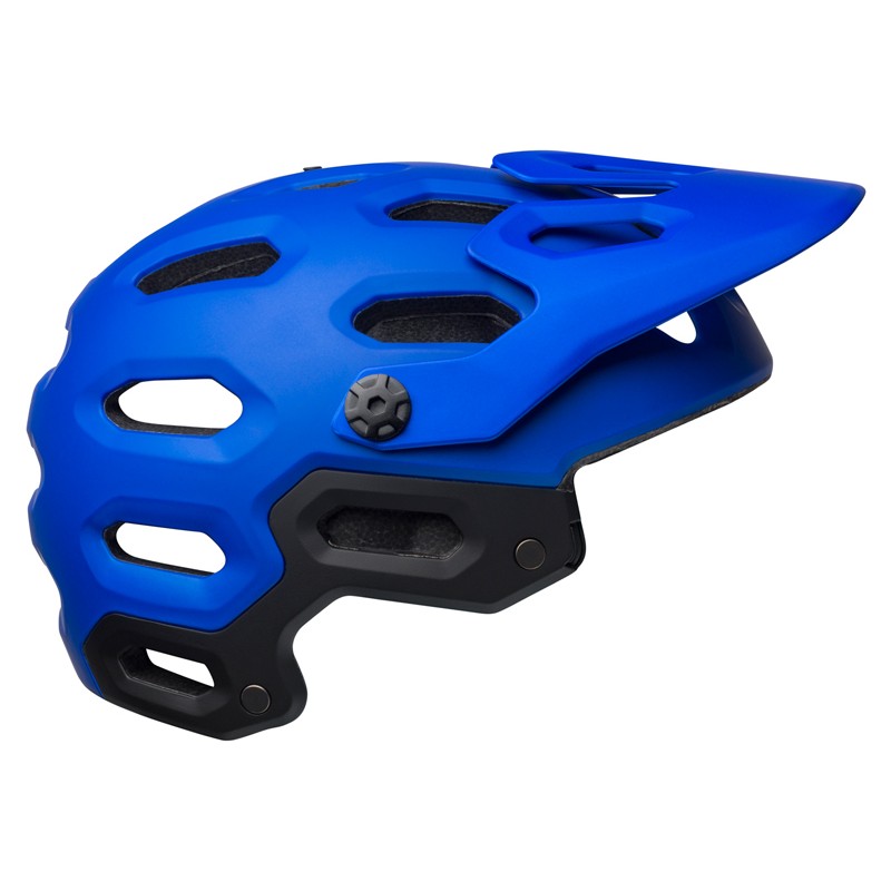 Kask full face BELL SUPER 3R MIPS matte blue bright blue (NEW)