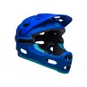 Kask full face BELL SUPER 3R MIPS matte blue bright blue (NEW)