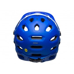 Kask full face BELL SUPER 3R MIPS matte blue bright blue (NEW)