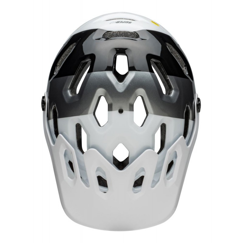 Kask full face BELL SUPER 3R MIPS matte white black (NEW)