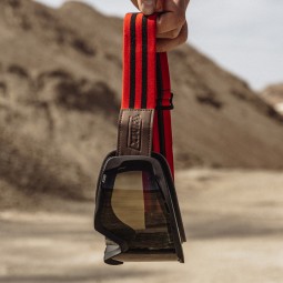 GOGLE IMX ENDURANCE FLIP BLACK MATT/ RED- SZYBA DARK SMOKE + CLEAR (2 SZYBY W ZESTAWIE)