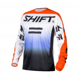 BLUZA SHIFT WHITE LABEL FADE BLACK/WHITE/ORANGE