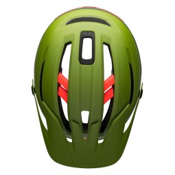 Kask mtb BELL SIXER INTEGRATED MIPS matte gloss green infrared (DWZ)