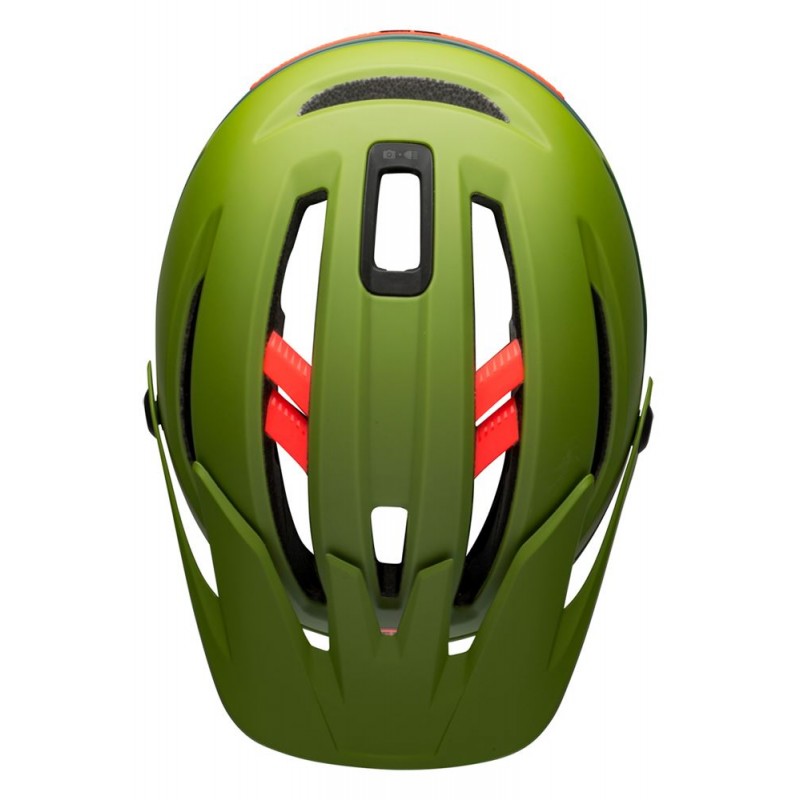 Kask mtb BELL SIXER INTEGRATED MIPS matte gloss green infrared (DWZ)