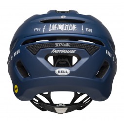 Kask mtb BELL SIXER INTEGRATED MIPS fasthouse matte gloss blue white (DWZ)