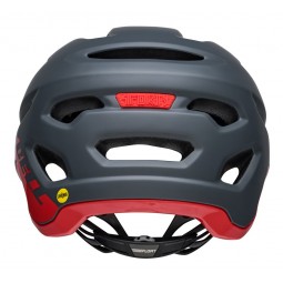 Kask mtb BELL 4FORTY matte gloss gray red (DWZ)