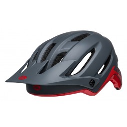 Kask mtb BELL 4FORTY matte gloss gray red (DWZ)