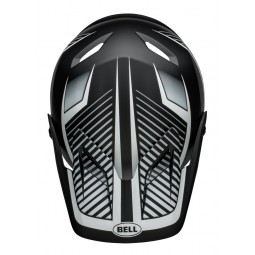 Kask full face BELL TRANSFER matte black white (DWZ)