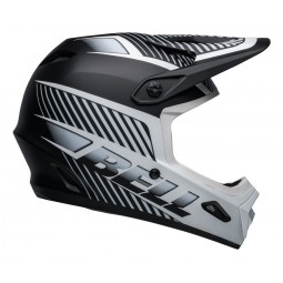 Kask full face BELL TRANSFER matte black white (DWZ)