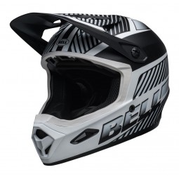 Kask full face BELL TRANSFER matte black white (DWZ)