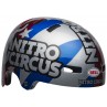 Kask bmx BELL LOCAL nitro circus gloss silver blue red (DWZ)