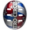 Kask bmx BELL LOCAL nitro circus gloss silver blue red (DWZ)