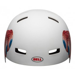 Kask bmx BELL LOCAL matte white eyes (DWZ)
