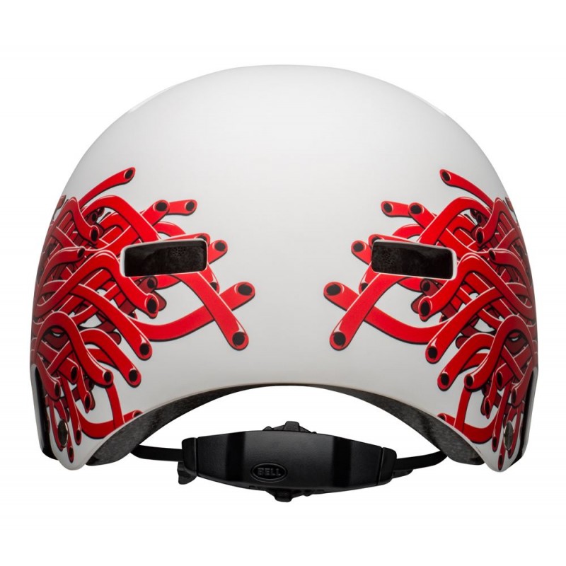 Kask bmx BELL LOCAL matte white eyes (DWZ)