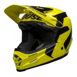 Kask full face BELL FULL-9 FUSION MIPS fasthouse gloss hi-viz black roz. M (55-57 cm) (DWZ)