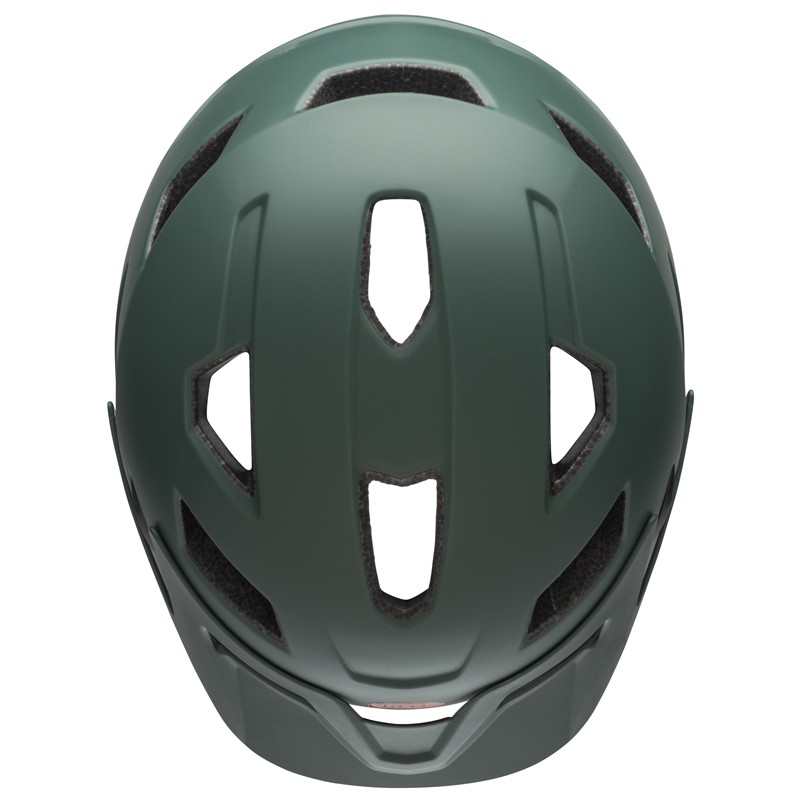 Kask juniorski BELL SIDETRACK matte dark green orange roz. Uniwersalny (50–57 cm) (DWZ)