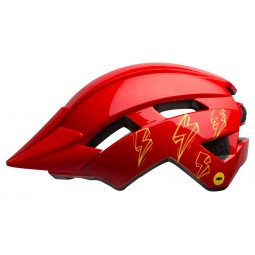 Kask dziecięcy BELL SIDETRACK II bolts gloss red (DWZ)