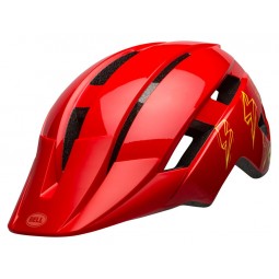 Kask dziecięcy BELL SIDETRACK II bolts gloss red (DWZ)