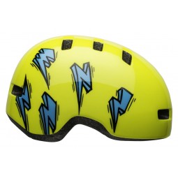 Kask dziecięcy BELL LIL RIPPER hi-viz blue bolt roz. XS (45–52 cm) (DWZ)