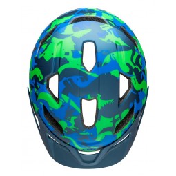 Kask dziecięcy BELL SIDETRACK matte blue camosaurus (NEW)