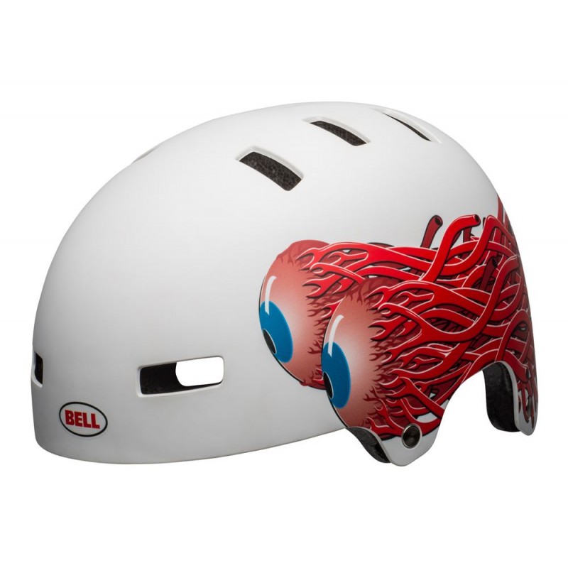Kask juniorski BELL SPAN matte white eyes (DWZ)