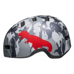 Kask dziecięcy BELL LIL RIPPER matte gray silver camosaurus (NEW)