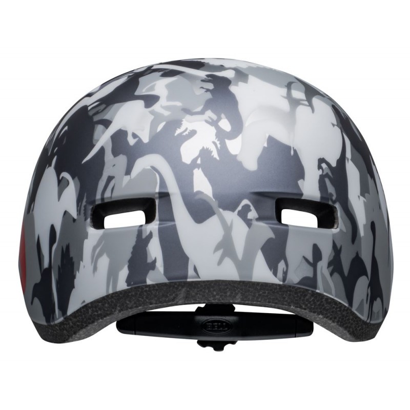 Kask dziecięcy BELL LIL RIPPER matte gray silver camosaurus (NEW)