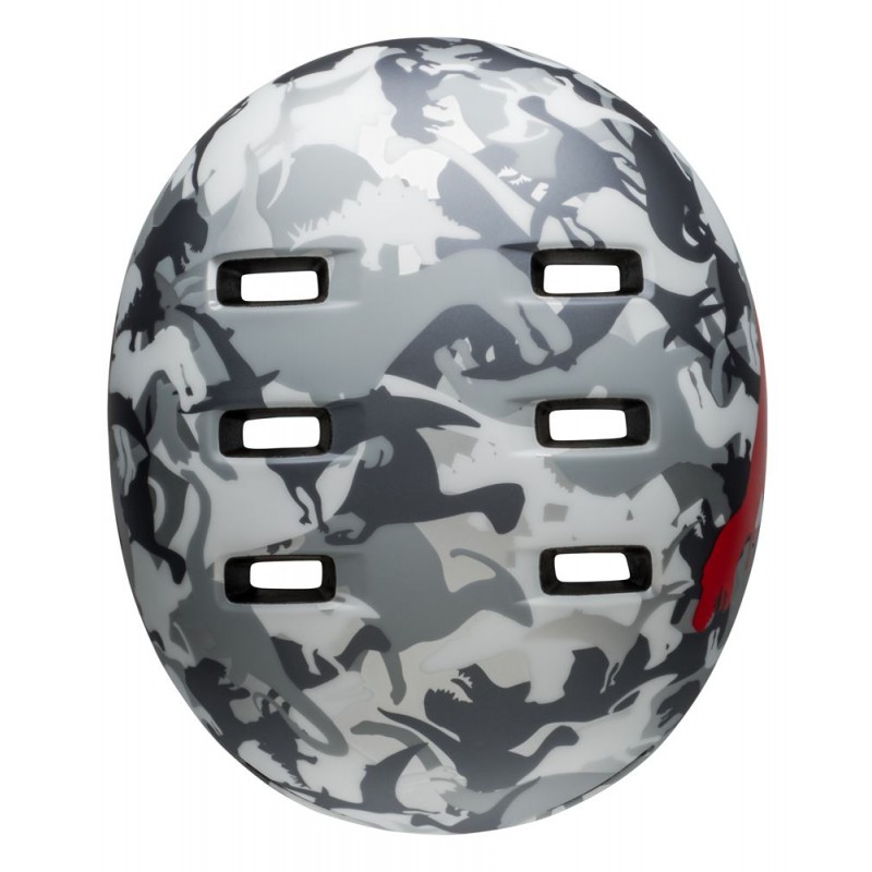 Kask dziecięcy BELL LIL RIPPER matte gray silver camosaurus (NEW)