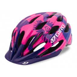 Kask dziecięcy juniorski GIRO RAZE berry blue flowers roz. Uniwersalny (50-57 cm)