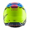 KASK ALPINESTARS SUPERTECH S-M8 RADIUM AQUA/FLUO YELLOW/NAVY M&G