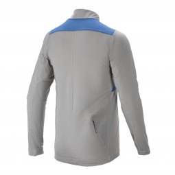 KOSZULKA ROWEROWA Z DŁUGIM RĘKAWEM ALPINESTARS NEVADA MELANGE GREY/MID BLUE