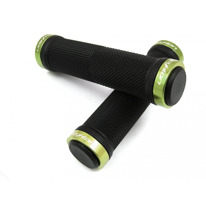Chwyty Bicyklon lock-on jasno-zielone
